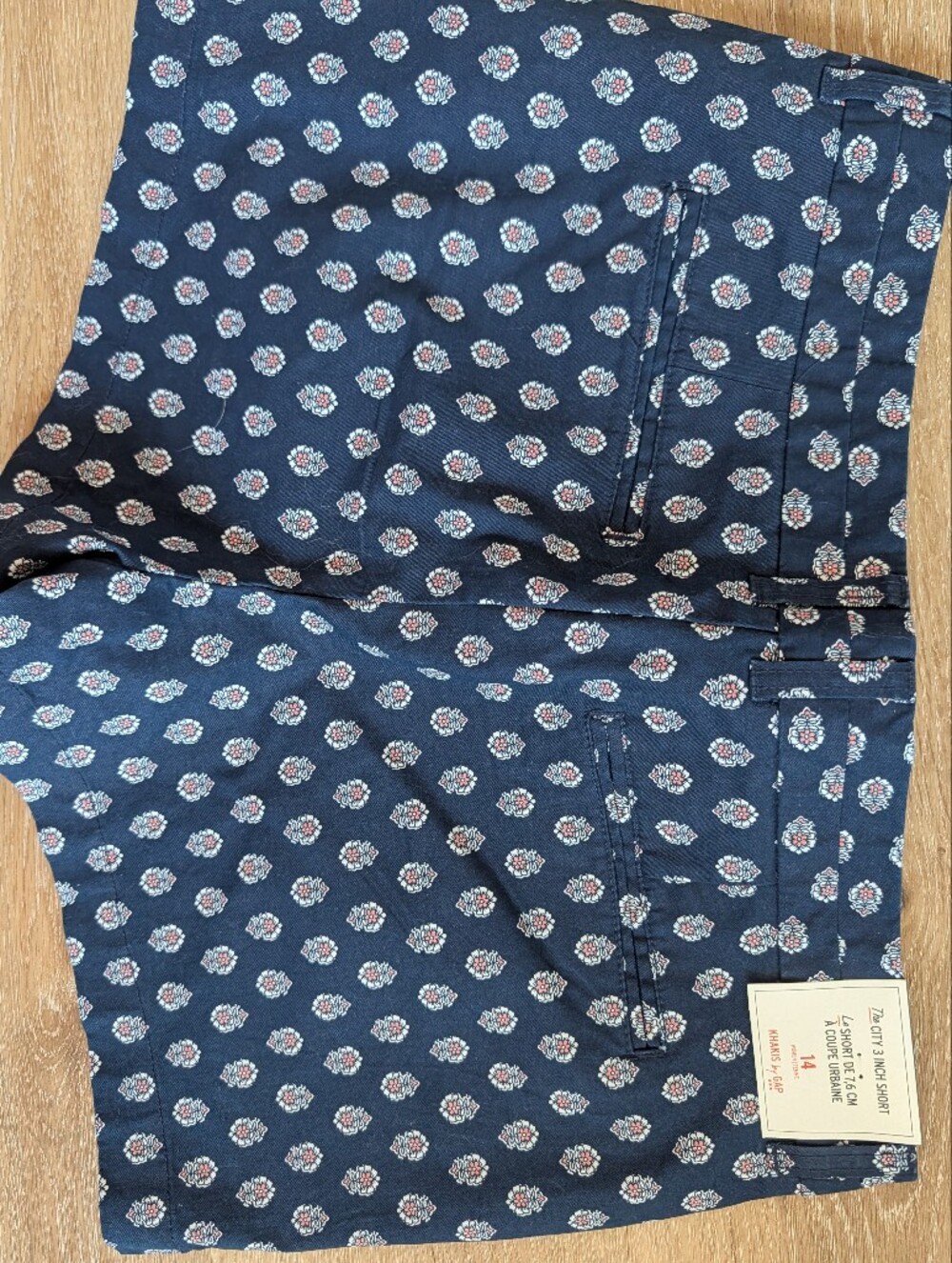 GAP Navy Blue Floral Print Women’s Shorts